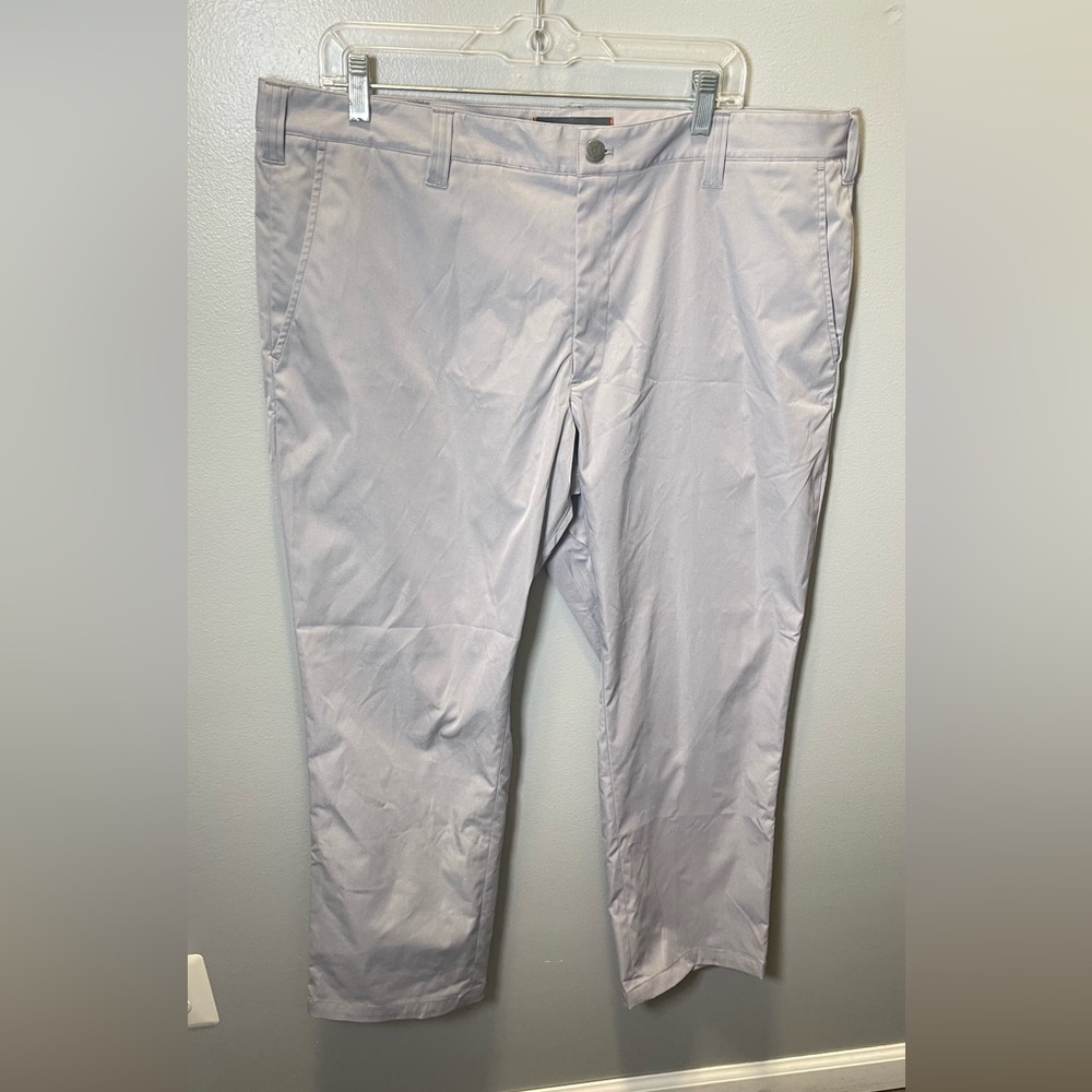 Bluffworks Men's Gray Chino Pants Performance Stretch Tailored‎ Fit Size 40x30